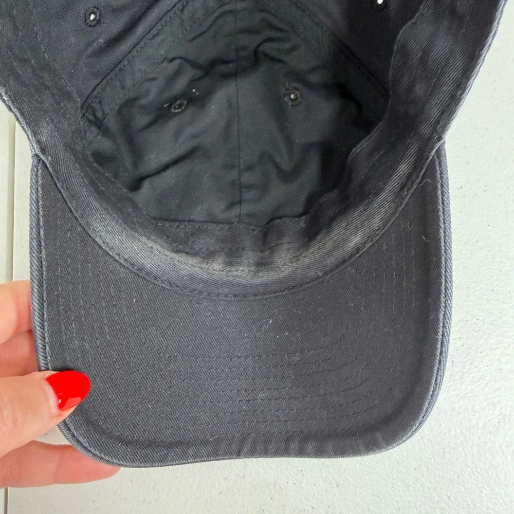 Nike One Size Hat Heritage86 Black Adjustable Futura Logo Dad Cap Strapback